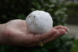 Hailstone from Blacktown in 2007